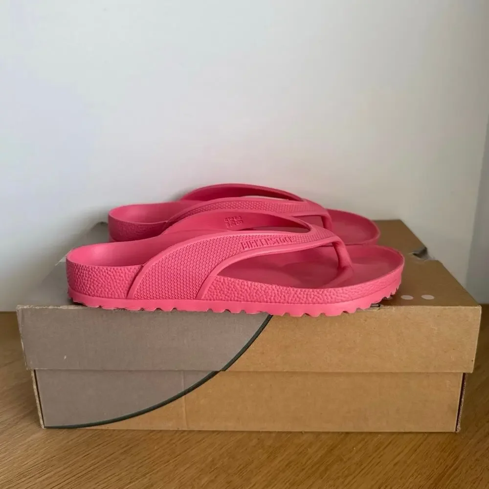 Birkenstock Honolulu Eva Pink Slip On Sandals- SZ Men 5- Women 7